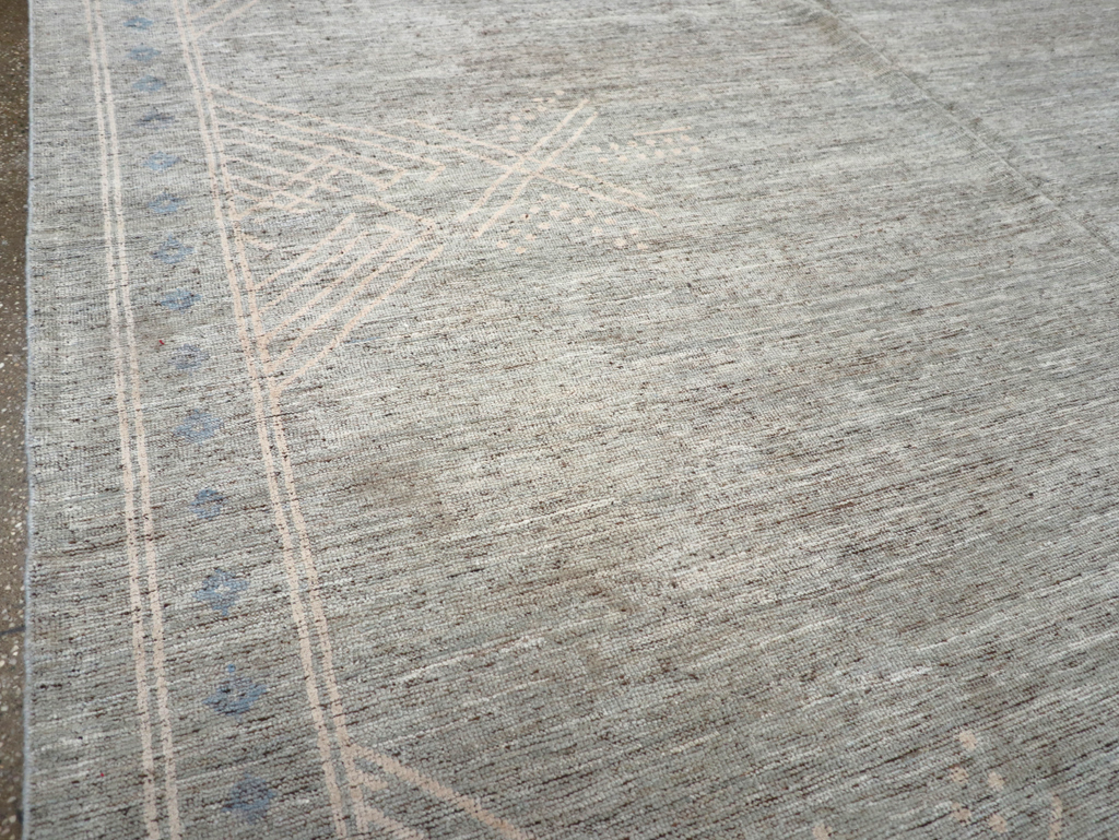 Modern East Turkestan Khotan Room Size Carpet, No.32552 - Galerie Shabab