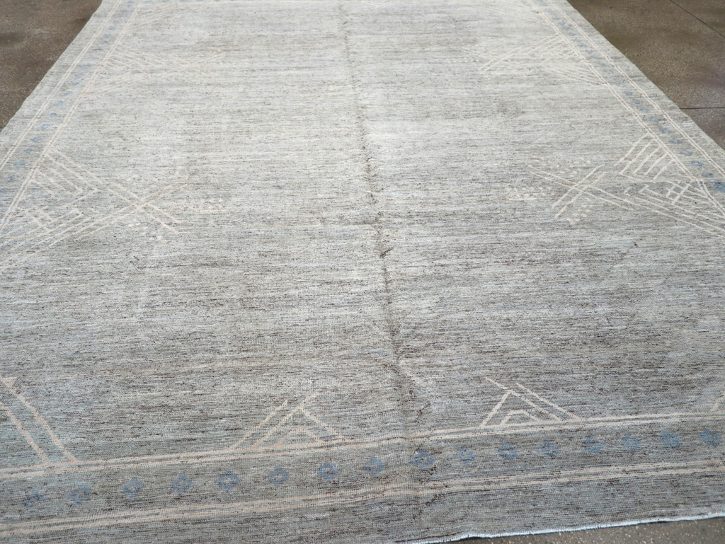 Modern East Turkestan Khotan Room Size Carpet, No.32552 - Galerie Shabab