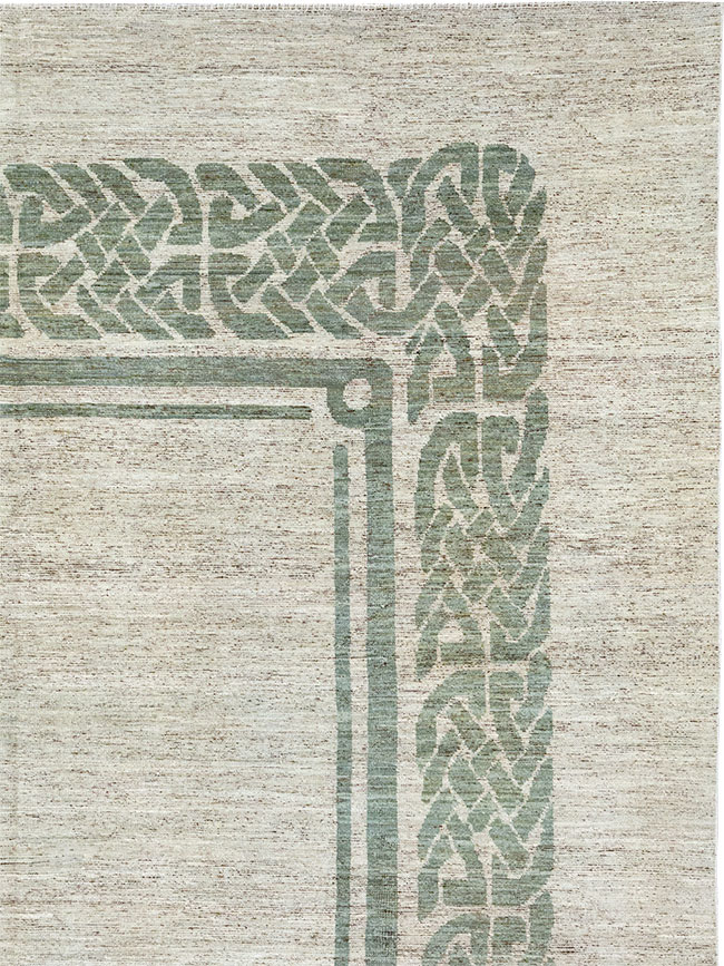 Modern East Turkestan Khotan Room Size Carpet, No.32553 - Galerie Shabab
