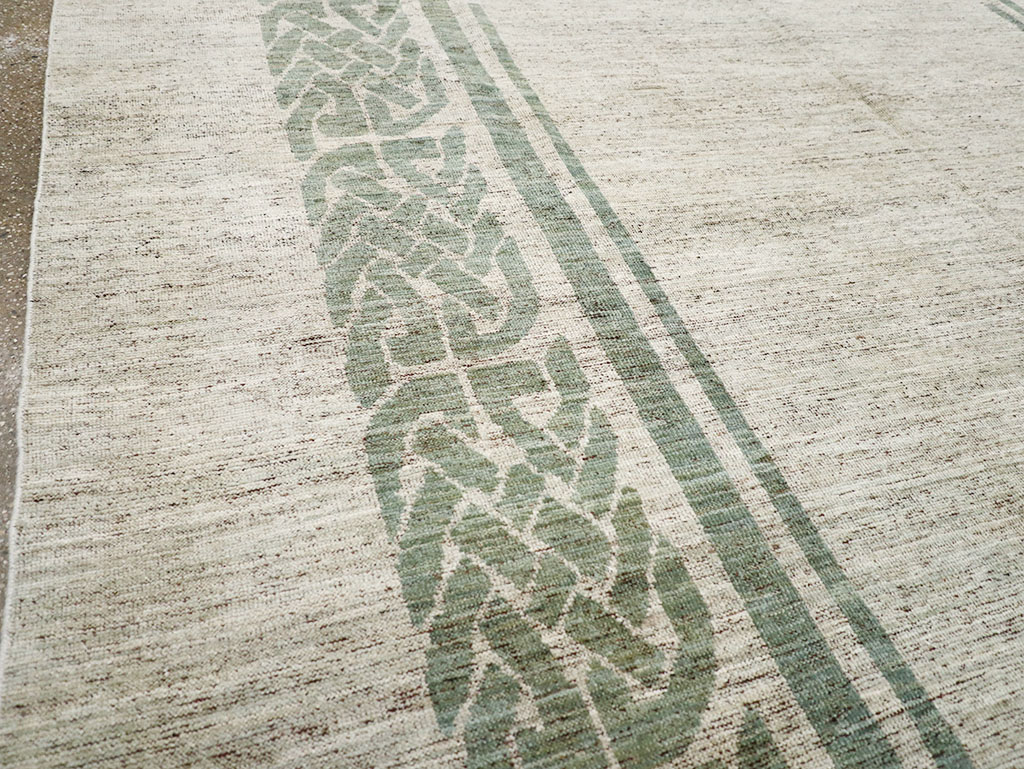 Modern East Turkestan Khotan Room Size Carpet, No.32553 - Galerie Shabab