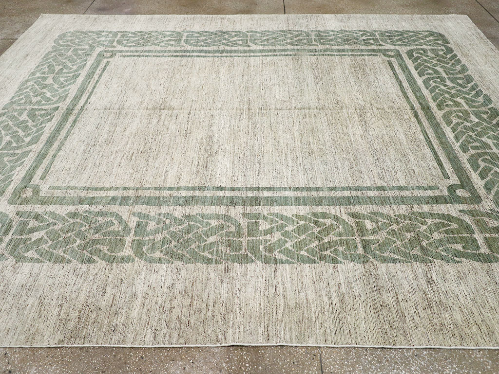 Modern East Turkestan Khotan Room Size Carpet, No.32553 - Galerie Shabab