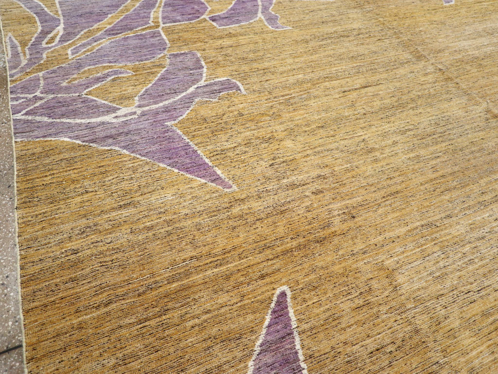 Modern East Turkestan Khotan Square Room Size Carpet, No.32555 - Galerie Shabab
