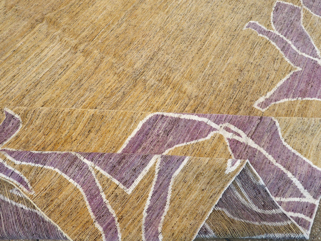 Modern East Turkestan Khotan Square Room Size Carpet, No.32555 - Galerie Shabab