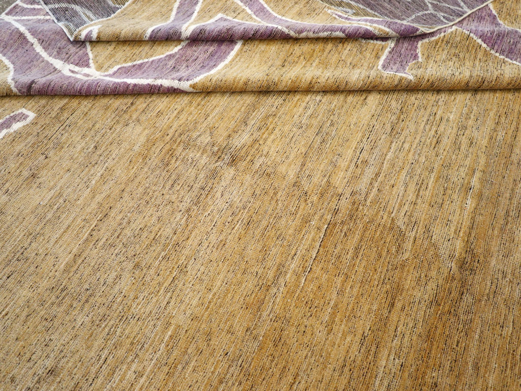 Modern East Turkestan Khotan Square Room Size Carpet, No.32555 - Galerie Shabab