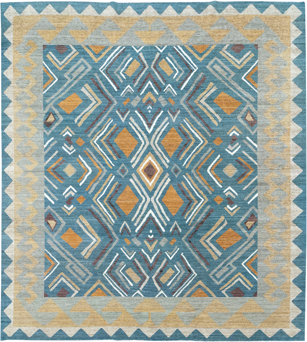 Modern East Turkestan Khotan Large Room Size Carpet, No.32557 - Galerie Shabab