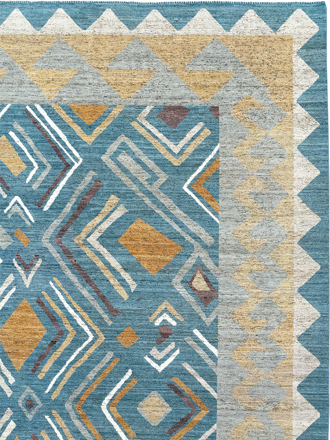 Modern East Turkestan Khotan Large Room Size Carpet, No.32557 - Galerie Shabab