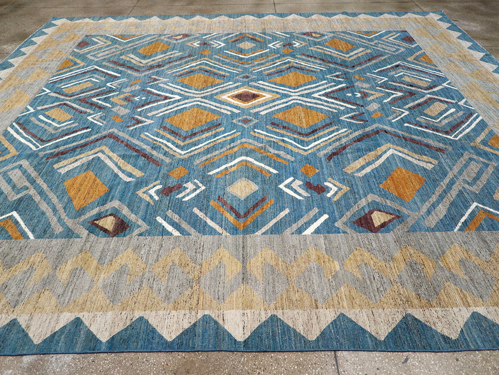 Modern East Turkestan Khotan Large Room Size Carpet, No.32557 - Galerie Shabab