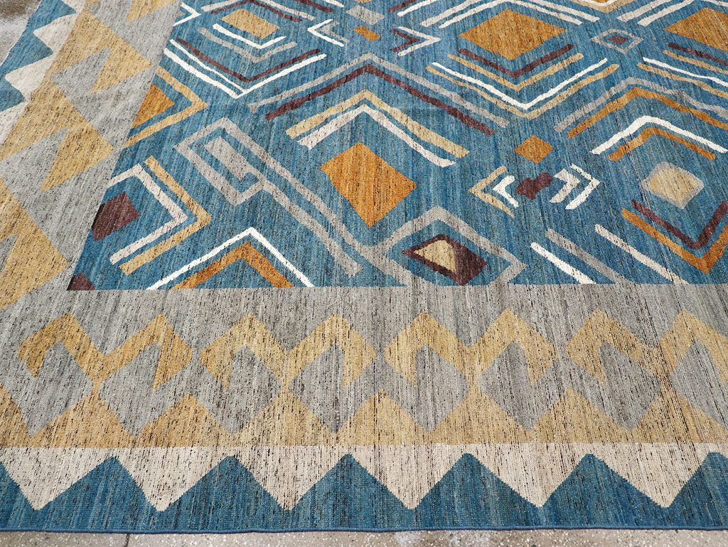 Modern East Turkestan Khotan Large Room Size Carpet, No.32557 - Galerie Shabab