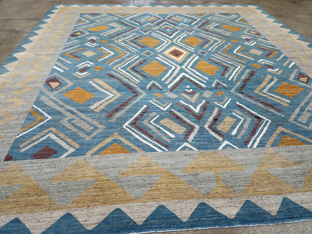 Modern East Turkestan Khotan Large Room Size Carpet, No.32557 - Galerie Shabab
