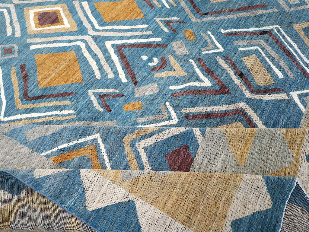 Modern East Turkestan Khotan Large Room Size Carpet, No.32557 - Galerie Shabab