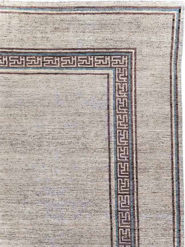 Modern East Turkestan Khotan Room Size Carpet, No.32558 - Galerie Shabab