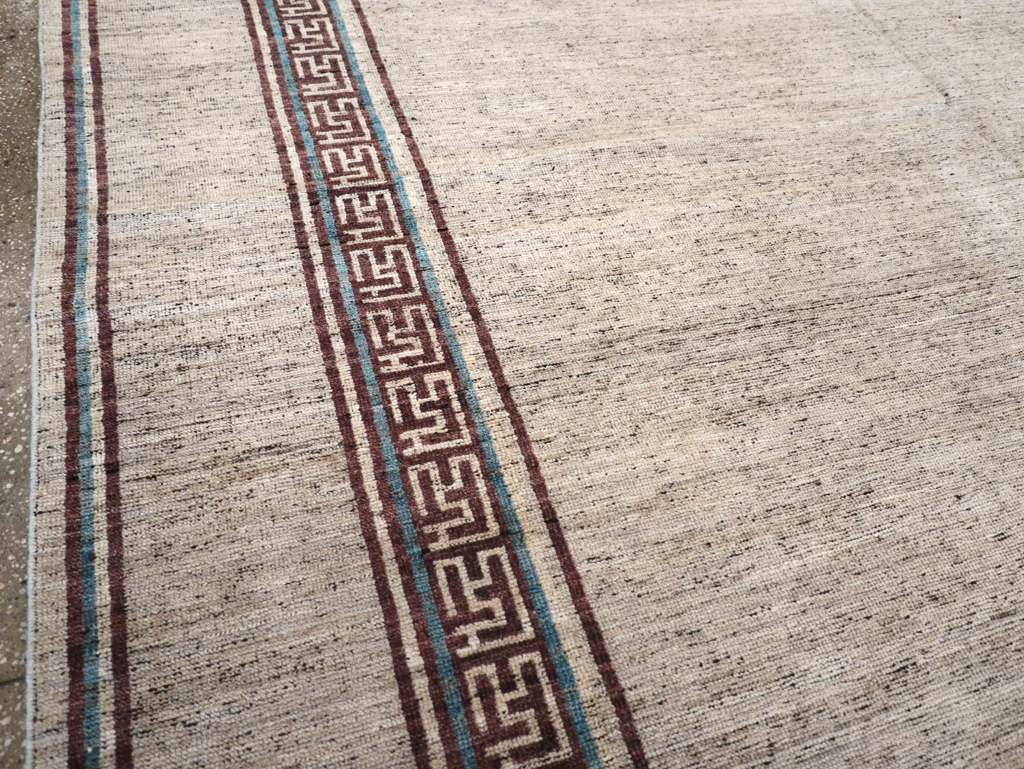 Modern East Turkestan Khotan Room Size Carpet, No.32558 - Galerie Shabab