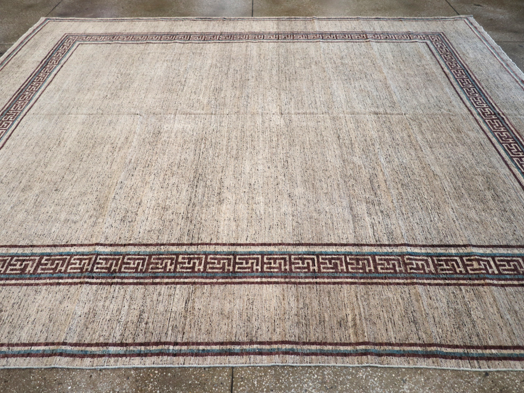 Modern East Turkestan Khotan Room Size Carpet, No.32558 - Galerie Shabab