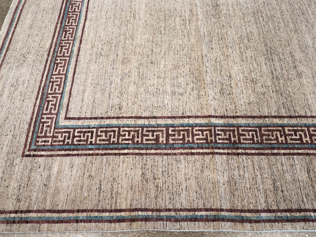 Modern East Turkestan Khotan Room Size Carpet, No.32558 - Galerie Shabab