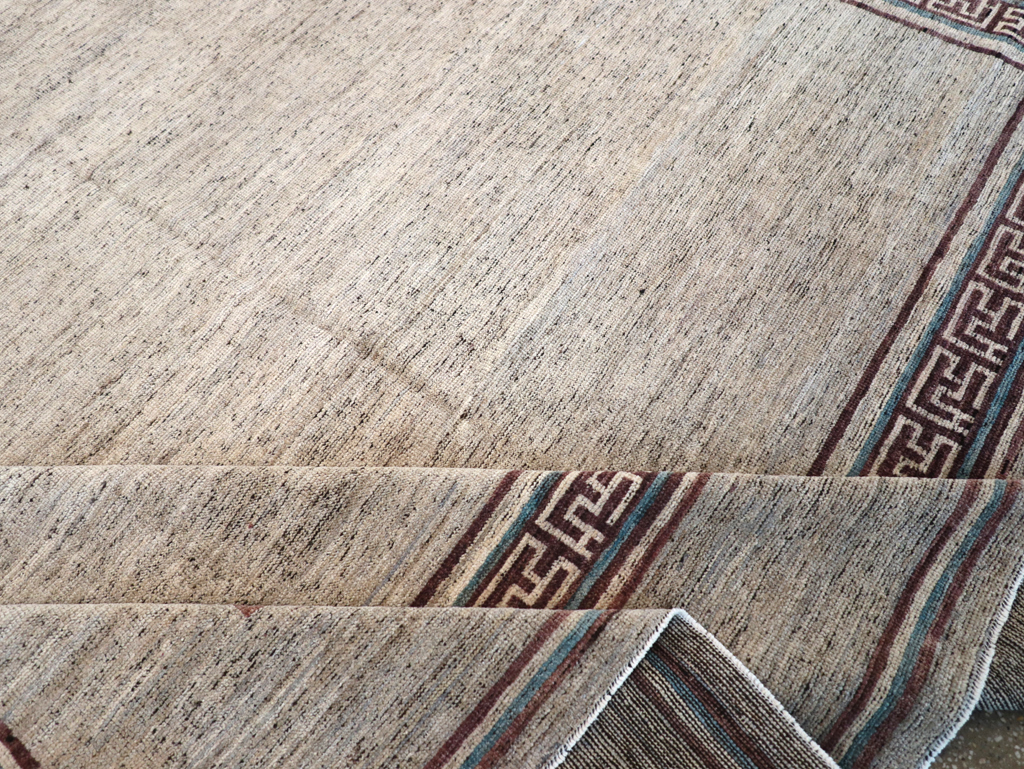 Modern East Turkestan Khotan Room Size Carpet, No.32558 - Galerie Shabab