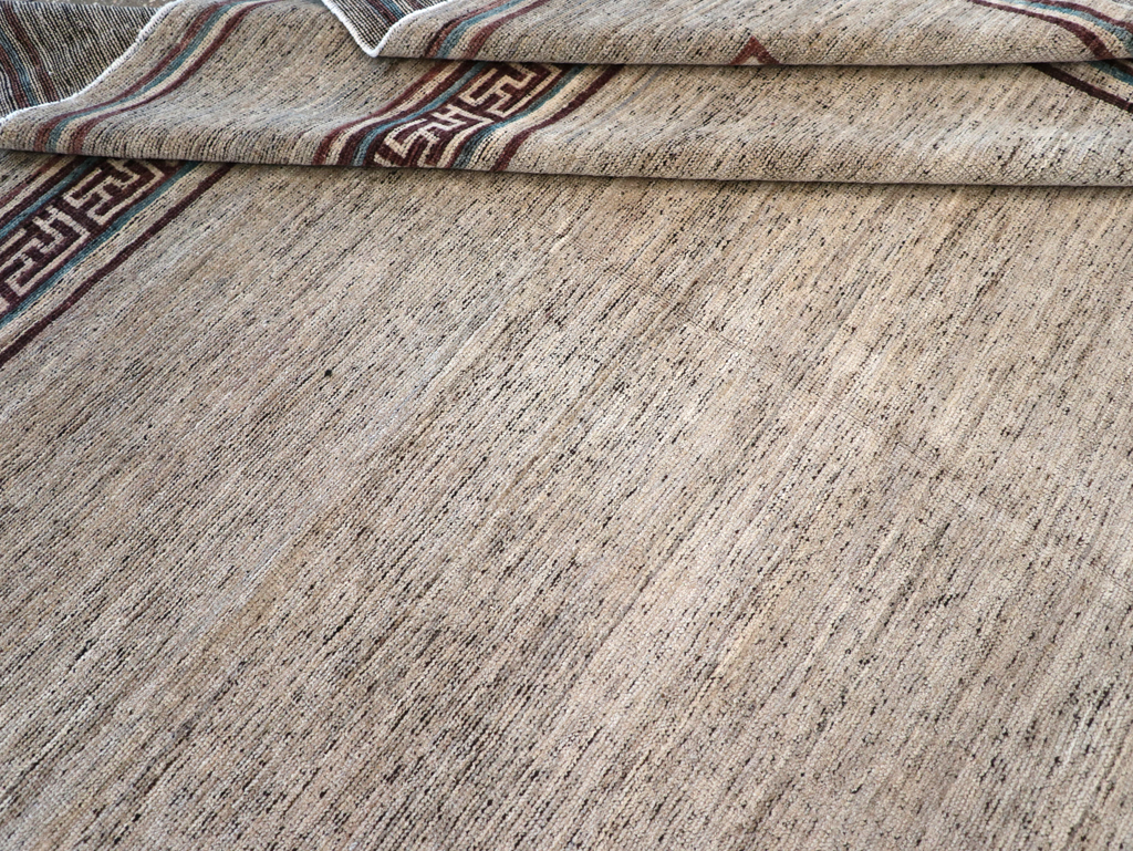 Modern East Turkestan Khotan Room Size Carpet, No.32558 - Galerie Shabab