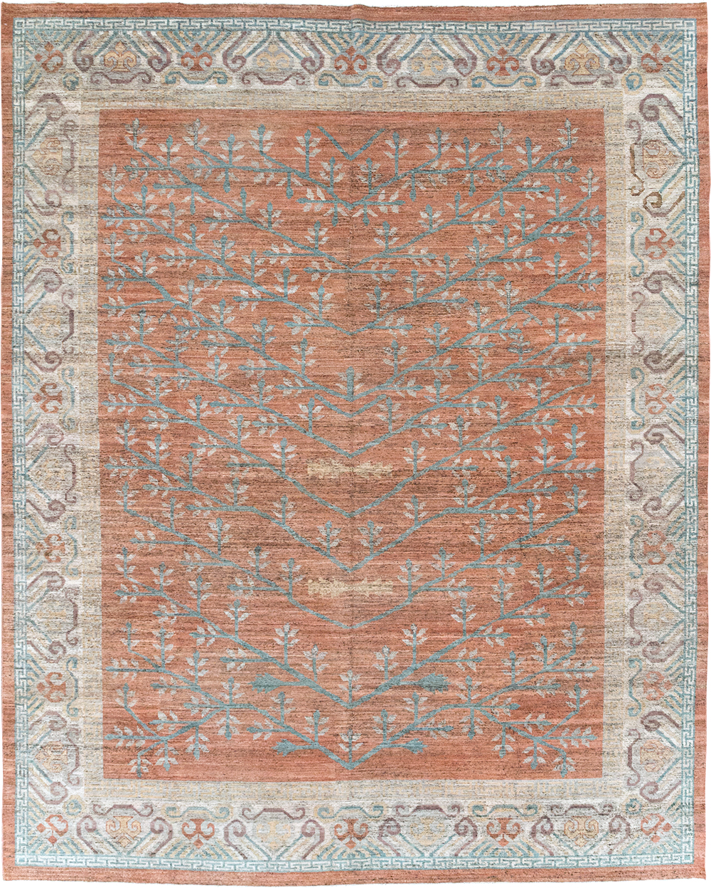 Modern East Turkestan Khotan Room Size Carpet, No.32559 - Galerie Shabab