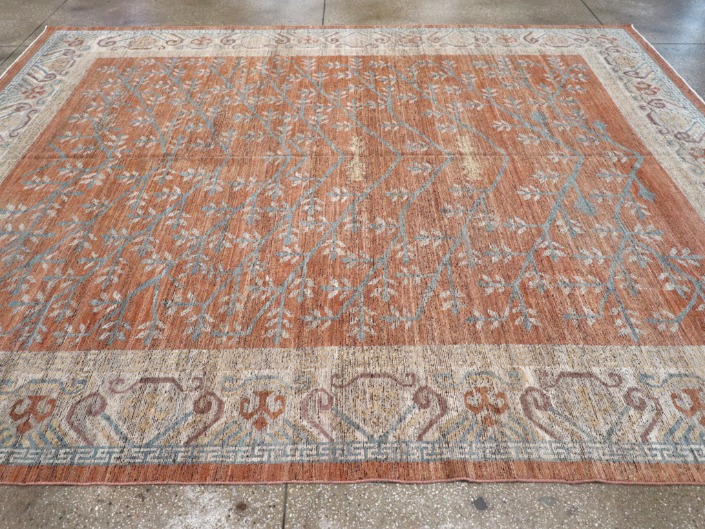 Modern East Turkestan Khotan Room Size Carpet, No.32559 - Galerie Shabab