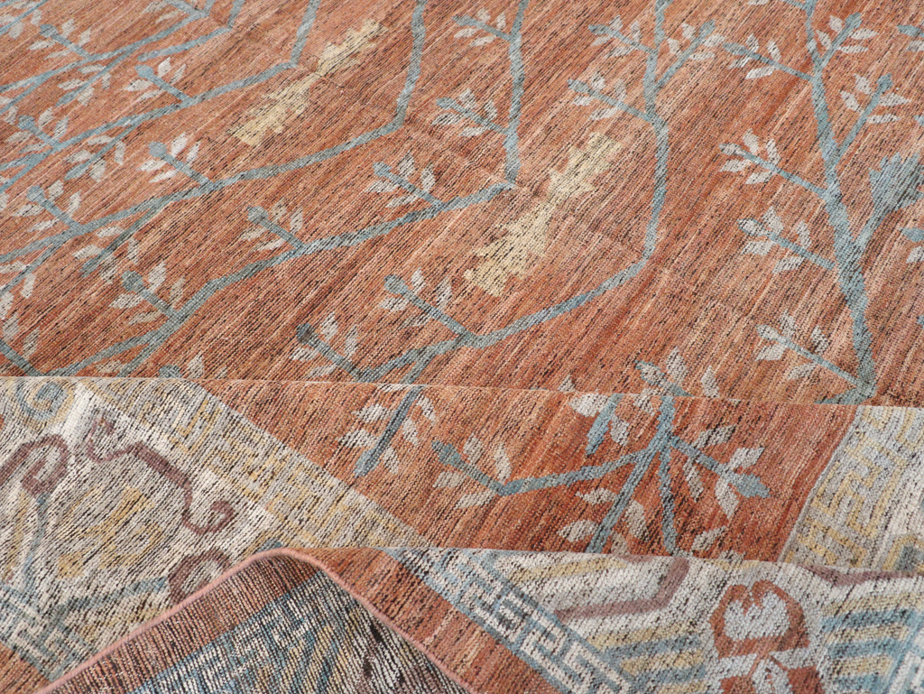 Modern East Turkestan Khotan Room Size Carpet, No.32559 - Galerie Shabab