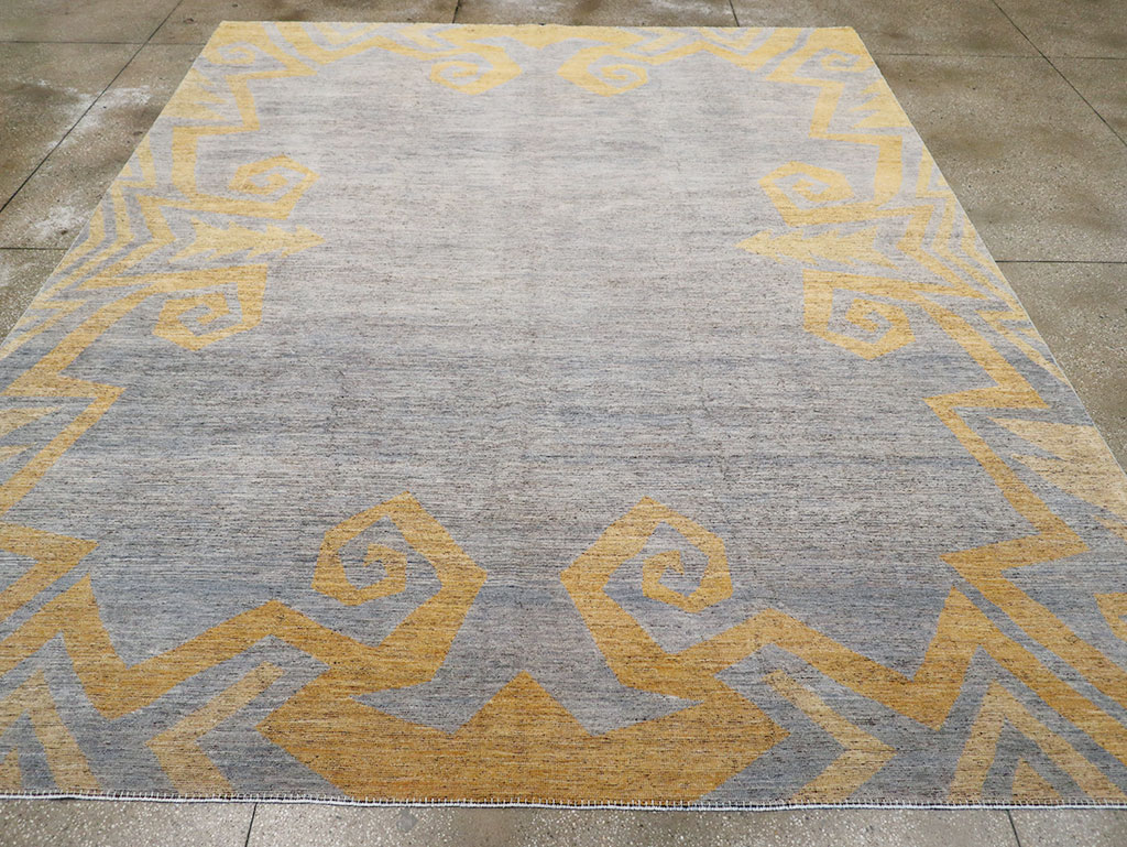 Modern East Turkestan Khotan Room Size Carpet, No.32560 - Galerie Shabab