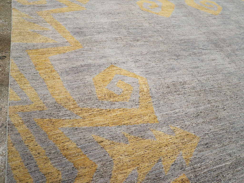 Modern East Turkestan Khotan Room Size Carpet, No.32560 - Galerie Shabab