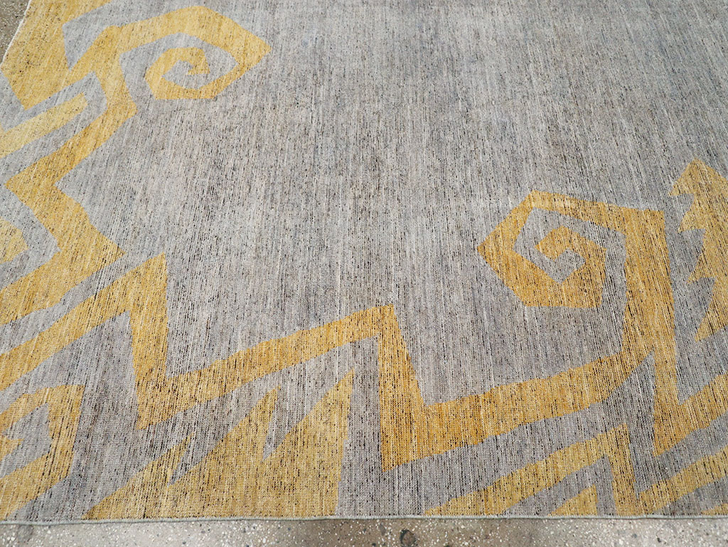 Modern East Turkestan Khotan Room Size Carpet, No.32560 - Galerie Shabab