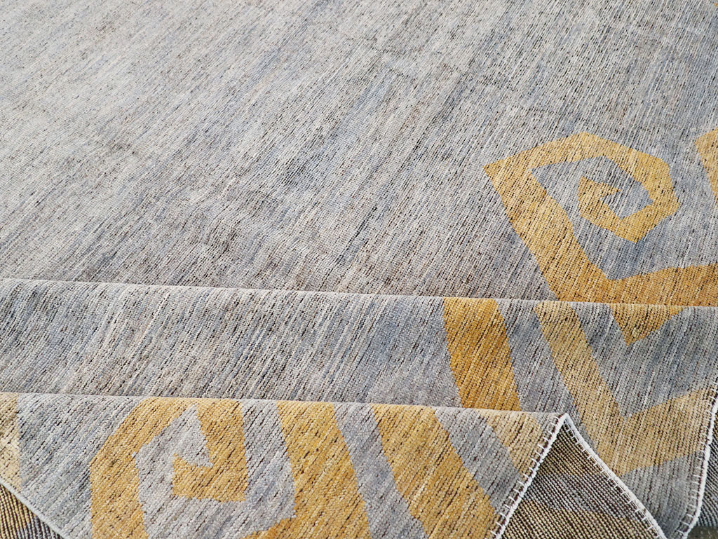 Modern East Turkestan Khotan Room Size Carpet, No.32560 - Galerie Shabab