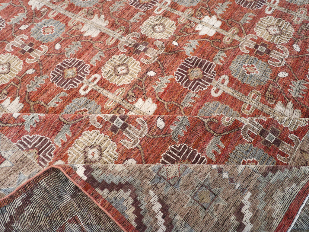 Modern East Turkestan Khotan Room Size Carpet, No.32561 - Galerie Shabab