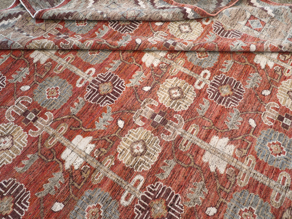 Modern East Turkestan Khotan Room Size Carpet, No.32561 - Galerie Shabab