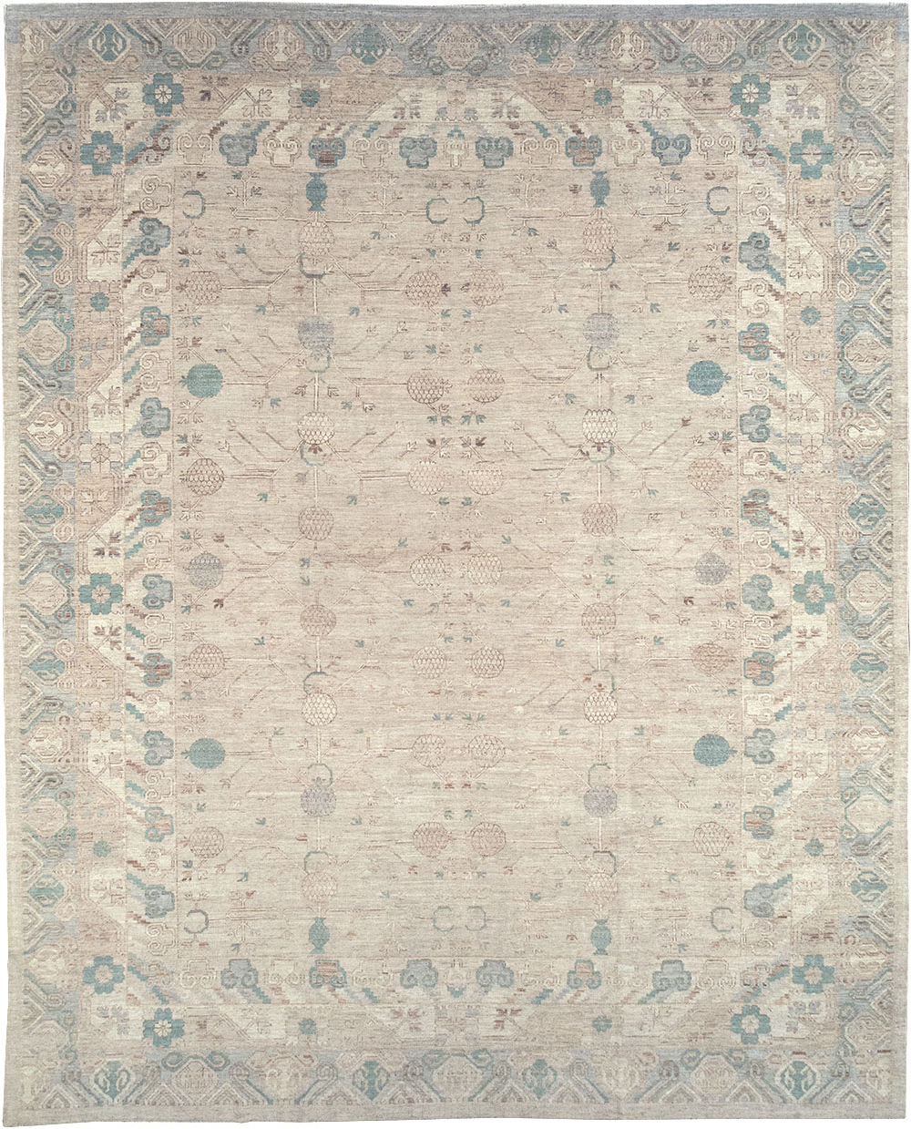 Modern East Turkestan Khotan Large Carpet, No.32569 - Galerie Shabab