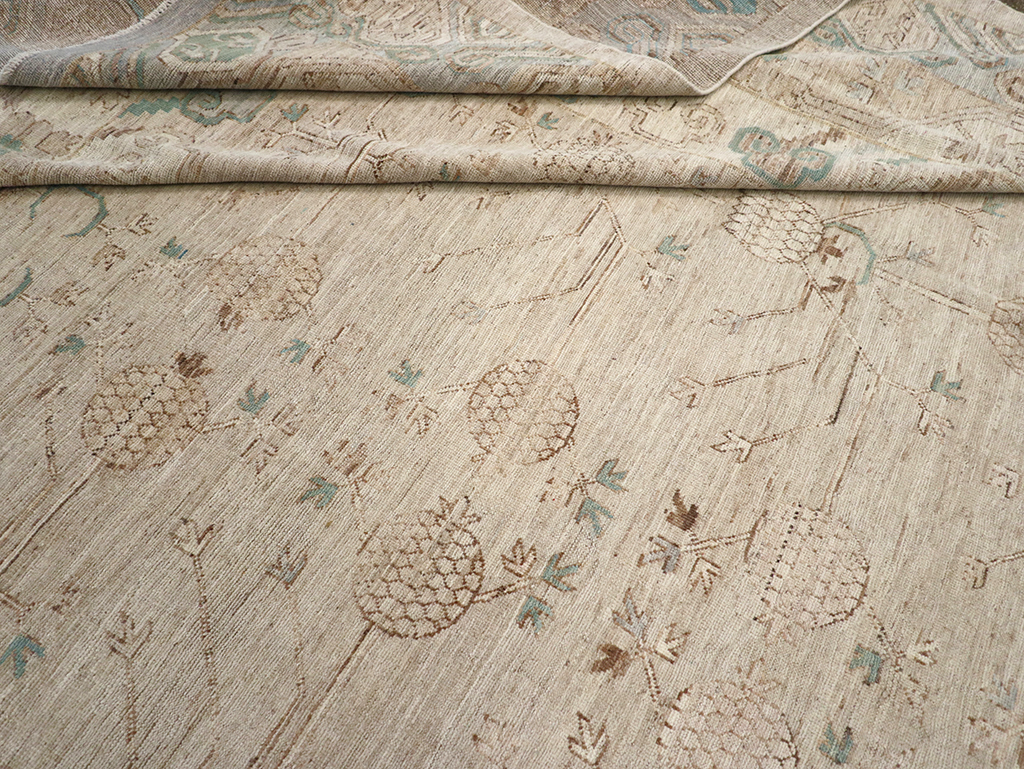 Modern East Turkestan Khotan Large Carpet, No.32569 - Galerie Shabab