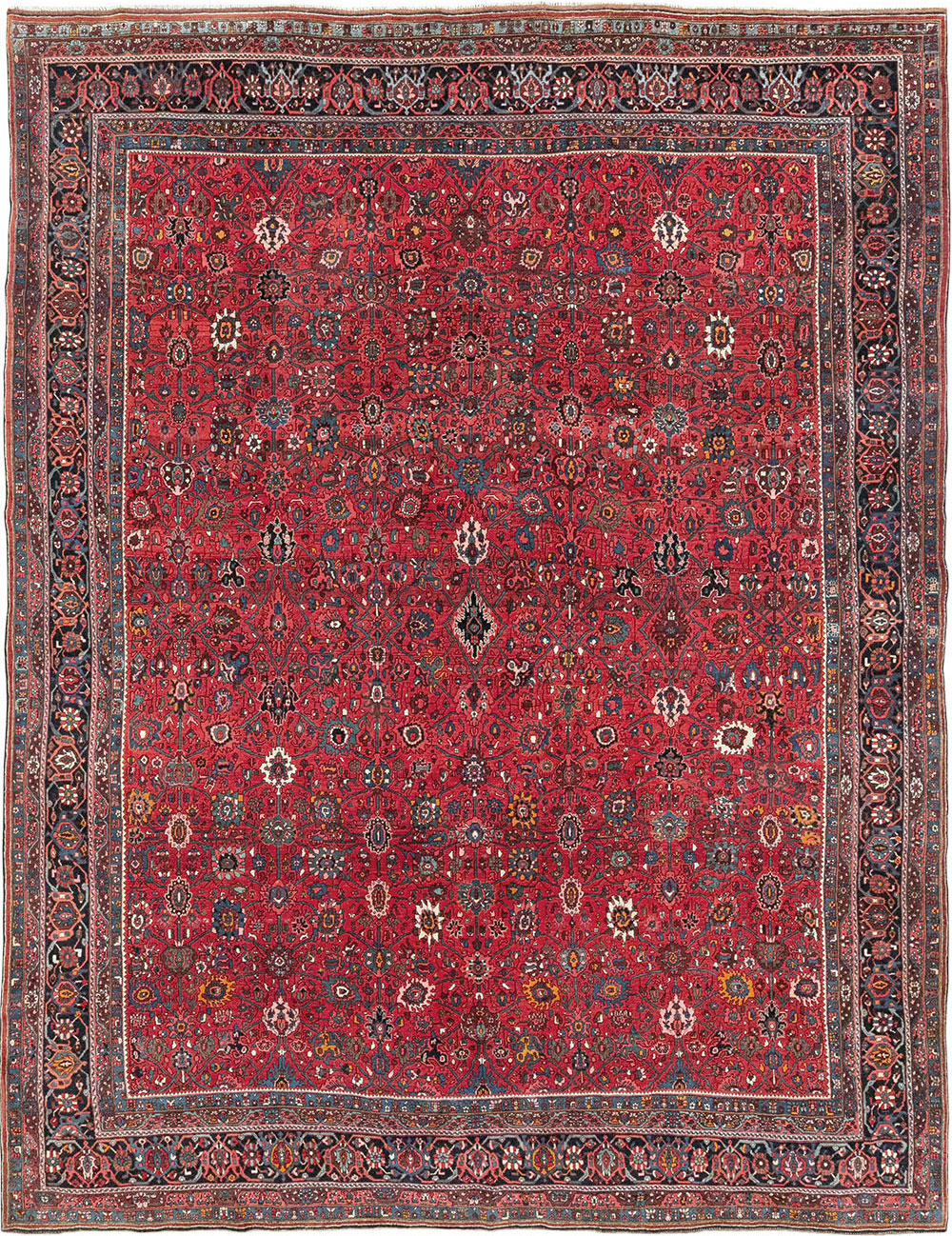 Vintage Persian Bidjar Room Size Carpet, No.32585 - Galerie Shabab