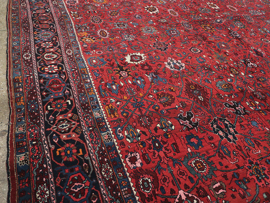Vintage Persian Bidjar Room Size Carpet, No.32585 - Galerie Shabab