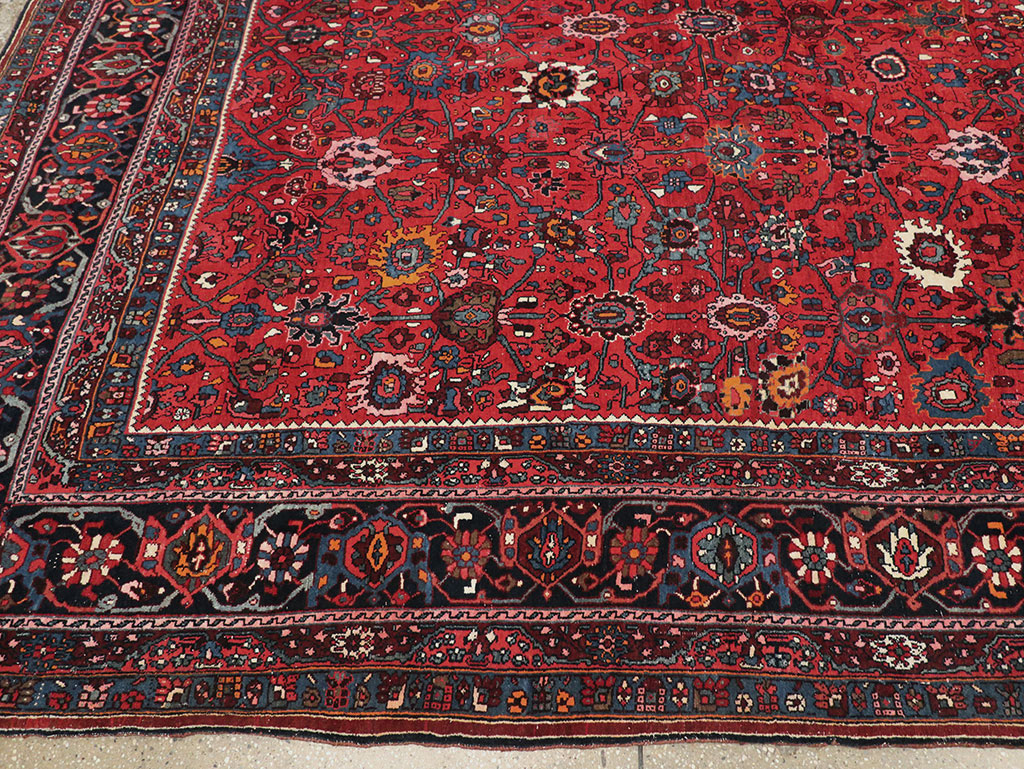 Vintage Persian Bidjar Room Size Carpet, No.32585 - Galerie Shabab