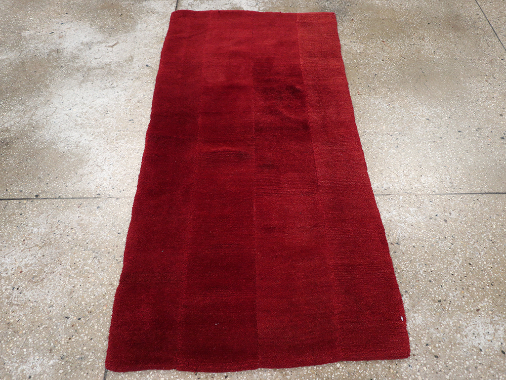 Vintage Tibetan Throw Rug, No.32586 - Galerie Shabab