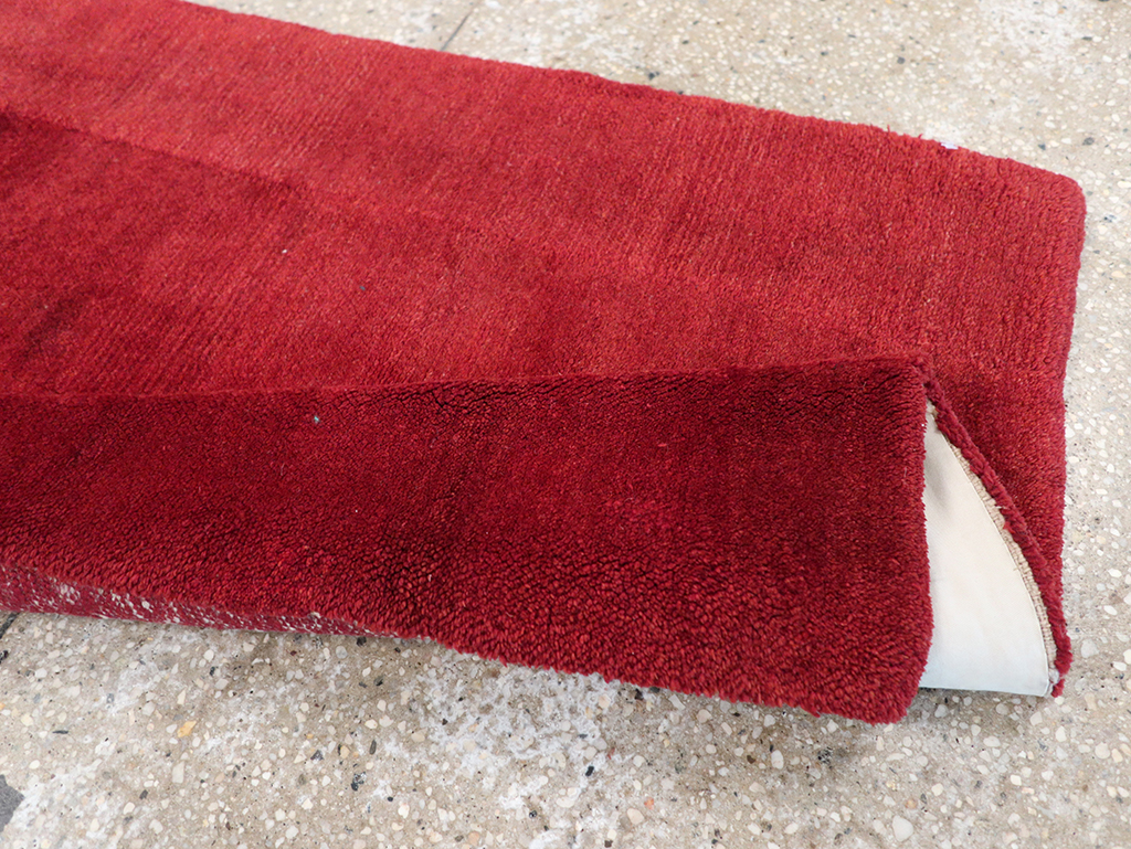 Vintage Tibetan Throw Rug, No.32586 - Galerie Shabab