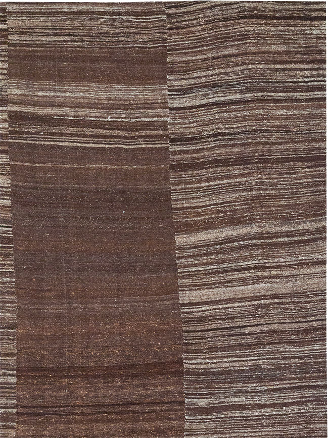Modern Turkish Flatweave Kilim Large Carpet, No.32592 - Galerie Shabab