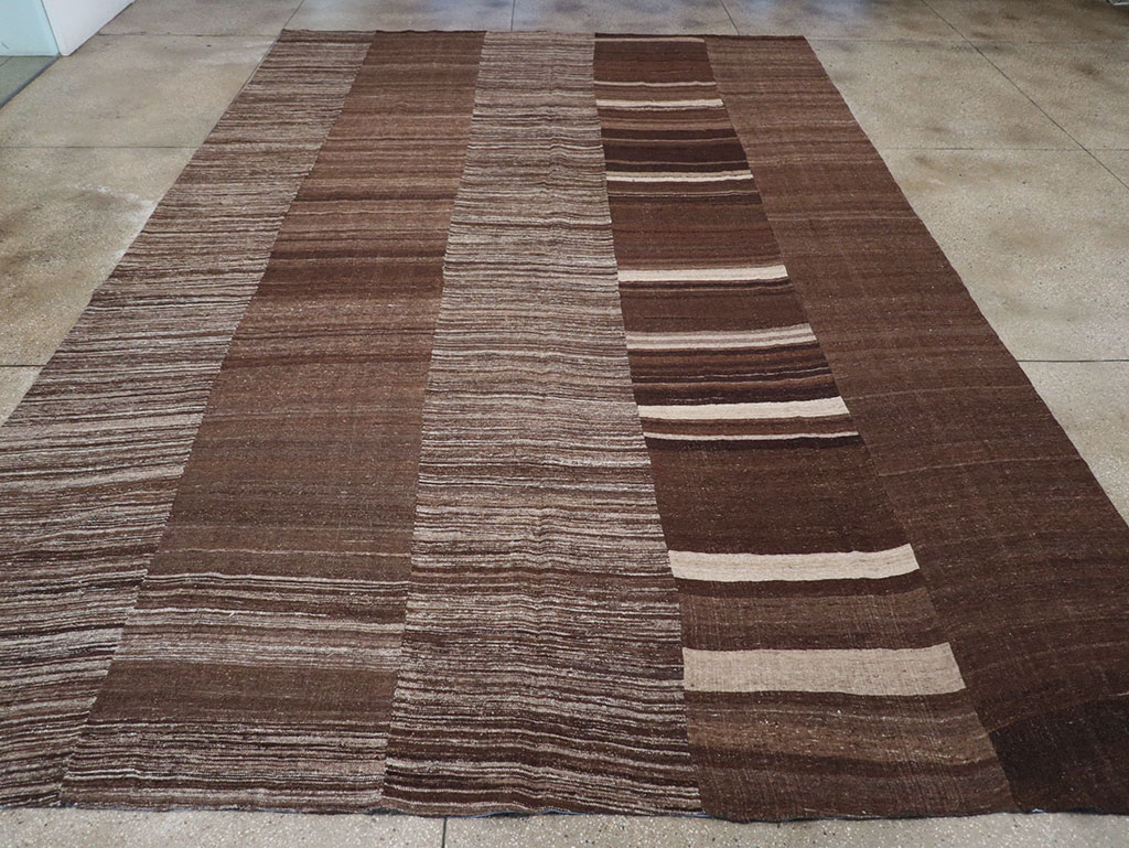 Modern Turkish Flatweave Kilim Large Carpet, No.32592 - Galerie Shabab