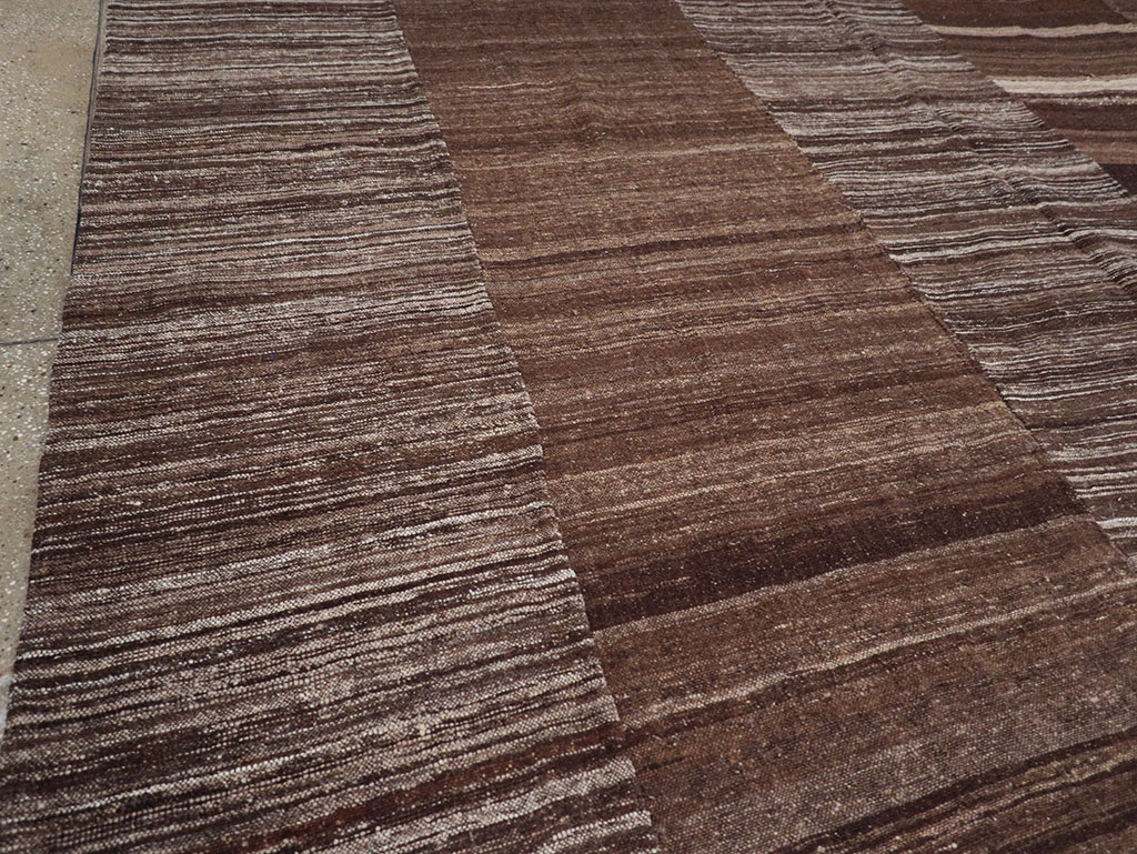 Modern Turkish Flatweave Kilim Large Carpet, No.32592 - Galerie Shabab