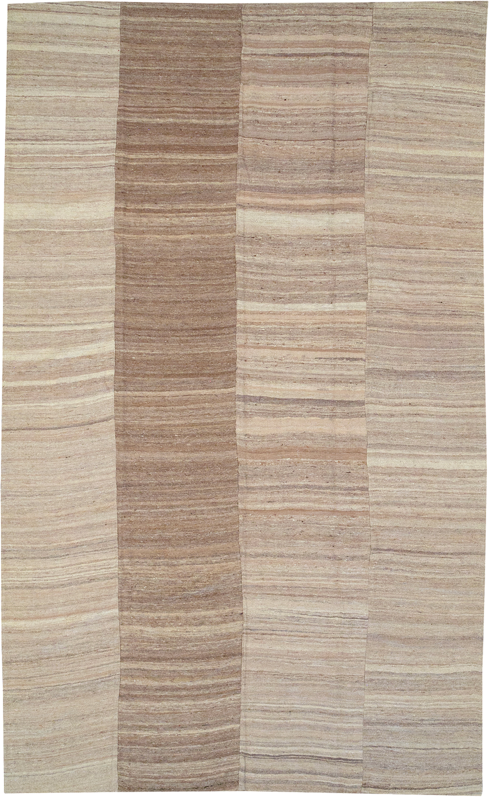 Modern Turkish Flatweave Kilim Room Size Carpet, No.32593 - Galerie Shabab
