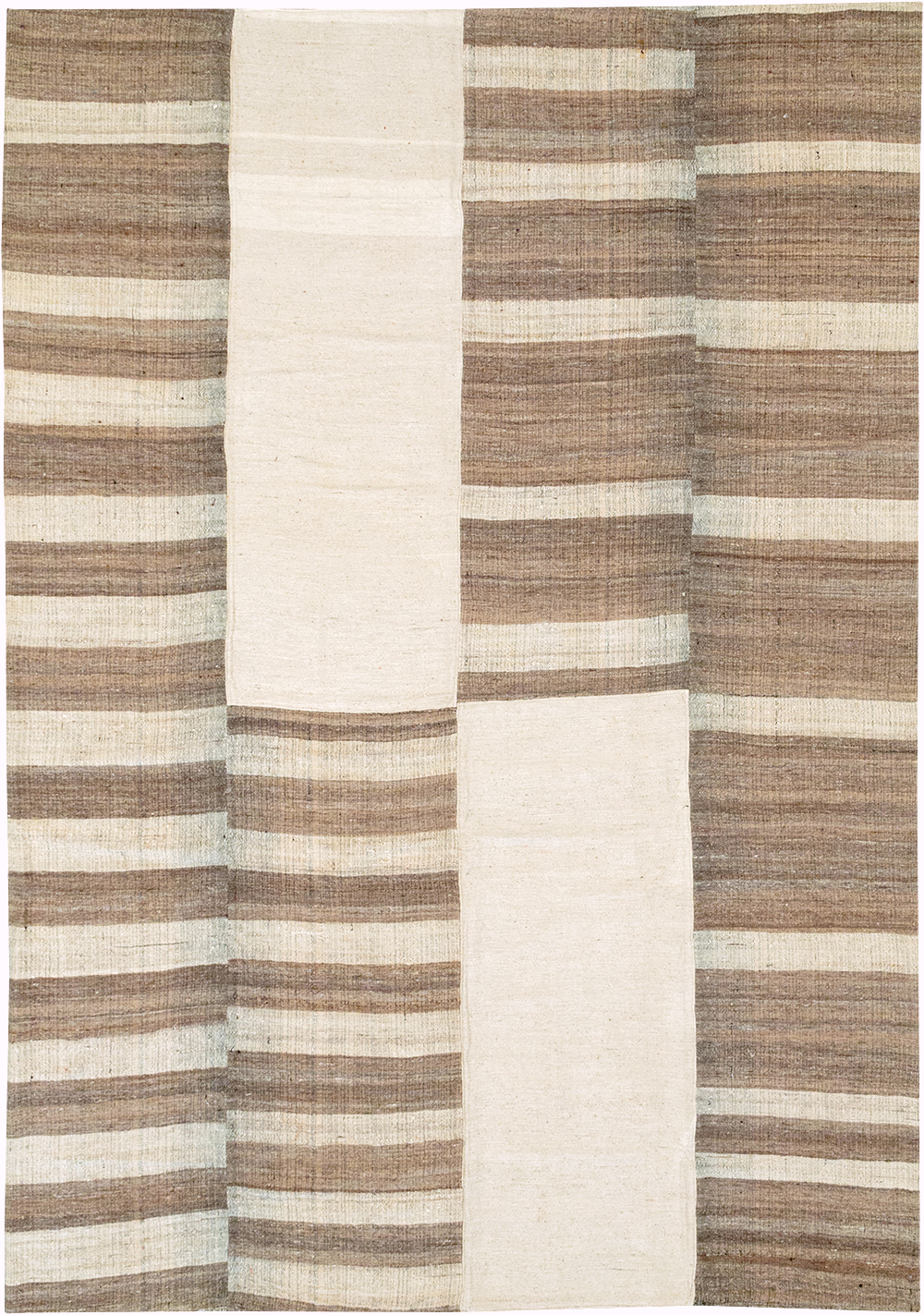 Vintage Turkish Flatweave Kilim Room Size Carpet, No.32594 - Galerie Shabab