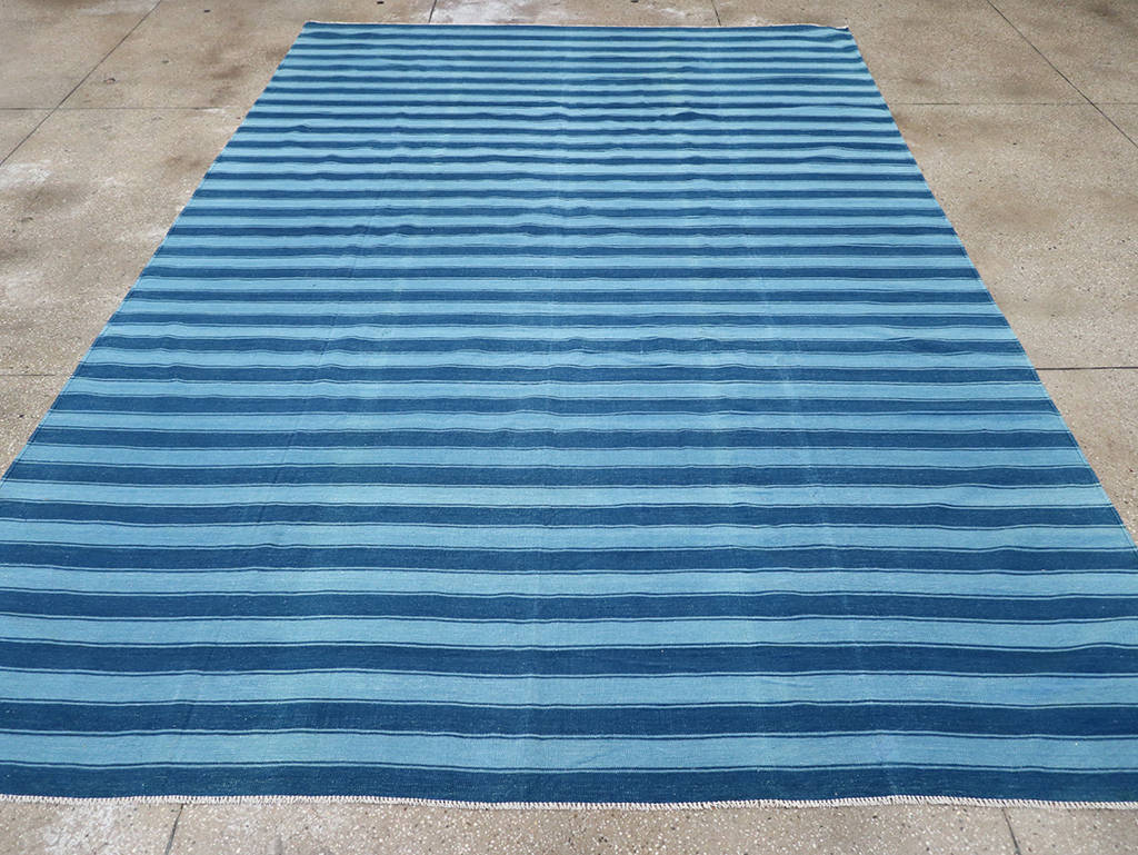 Vintage Indian Dhurrie Flatweave, No.32597 - Galerie Shabab