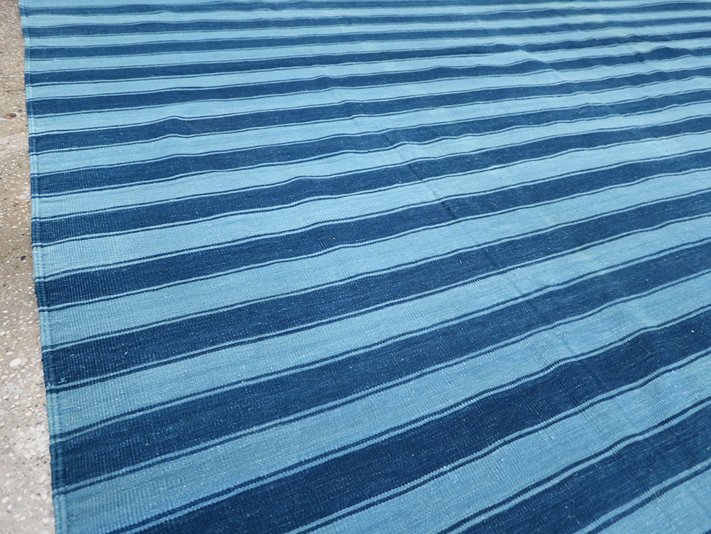 Vintage Indian Dhurrie Flatweave, No.32597 - Galerie Shabab