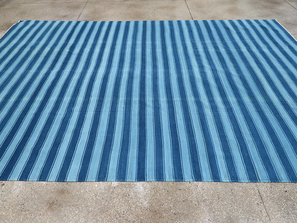 Vintage Indian Dhurrie Flatweave, No.32597 - Galerie Shabab