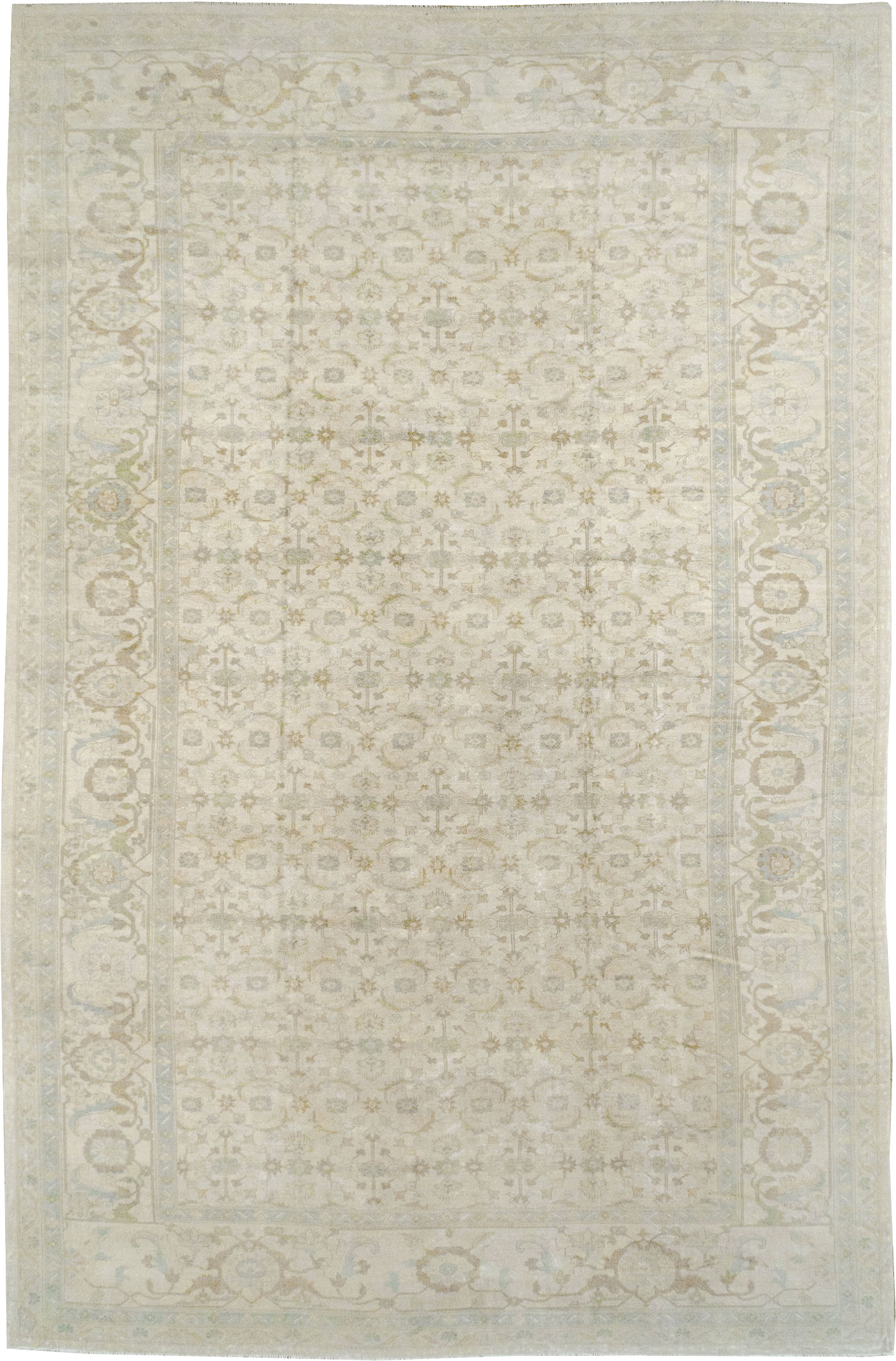 Vintage Turkish Oushak Oversize Carpet, No.32599 - Galerie Shabab