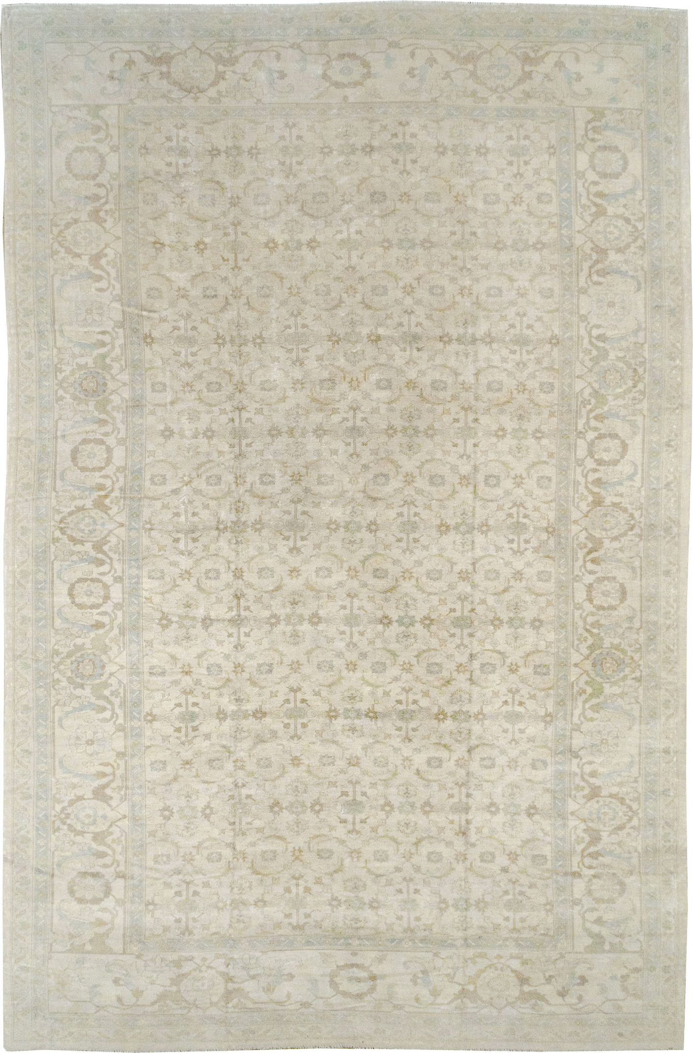 Vintage Turkish Oushak Oversize Carpet, No.32599 - Galerie Shabab