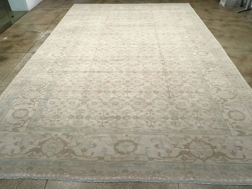 Vintage Turkish Oushak Oversize Carpet, No.32599 - Galerie Shabab