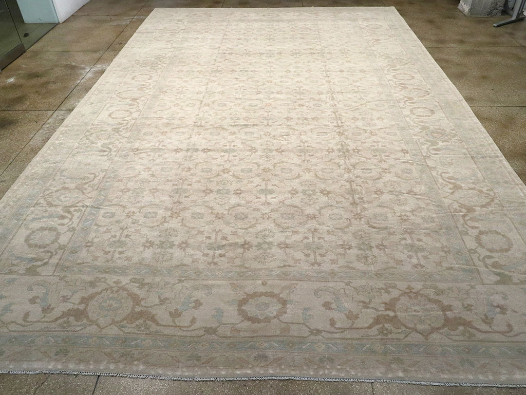 Vintage Turkish Oushak Oversize Carpet, No.32599 - Galerie Shabab