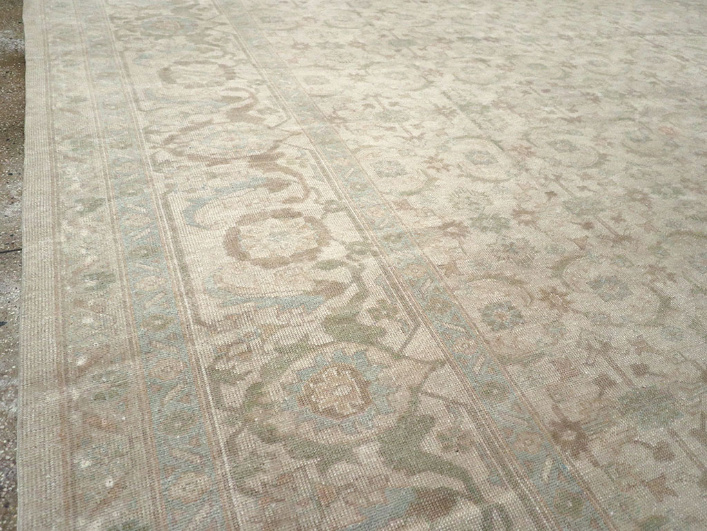 Vintage Turkish Oushak Oversize Carpet, No.32599 - Galerie Shabab
