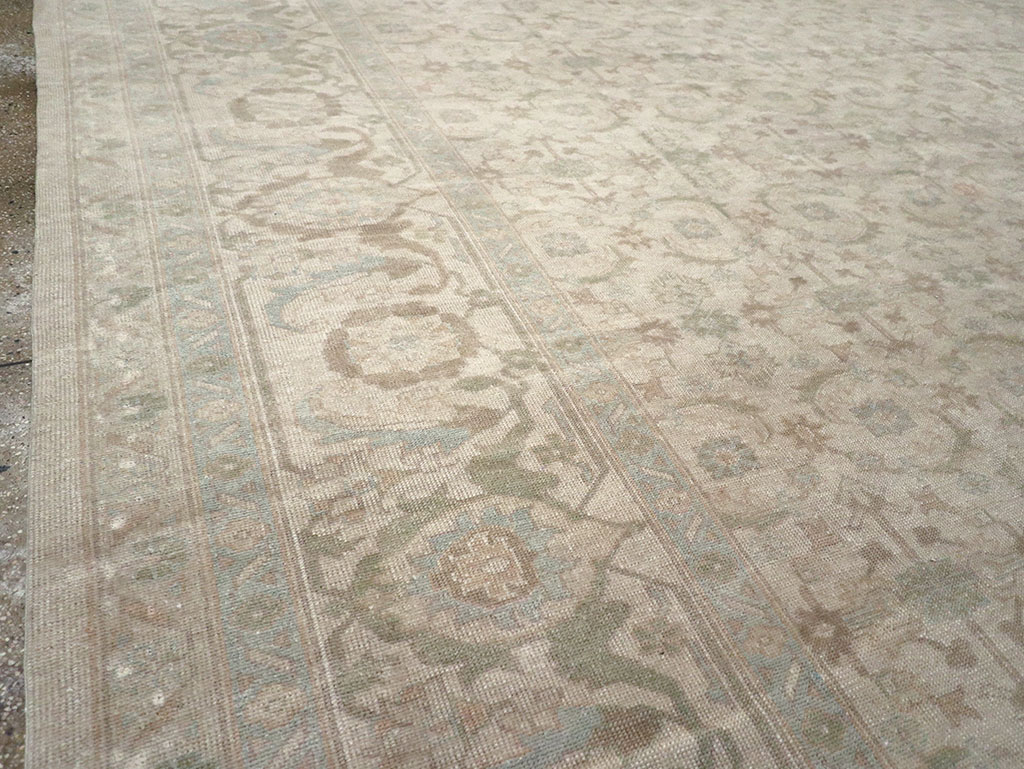 Vintage Turkish Oushak Oversize Carpet, No.32599 - Galerie Shabab